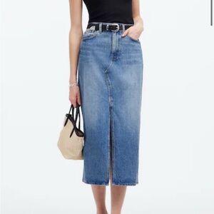 Madewell Midi Skirt ‘Rilee’ Denim Sz 31